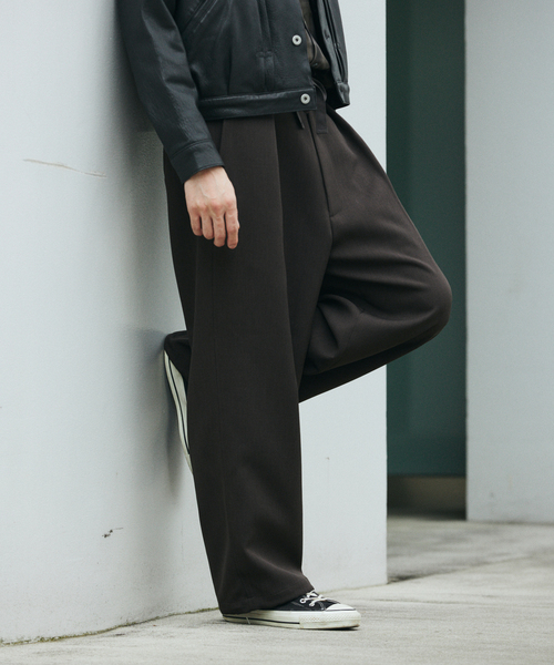 journal standard スラックス JOURNAL STANDARD スラックス TR モダンワイドスラックス メンズ