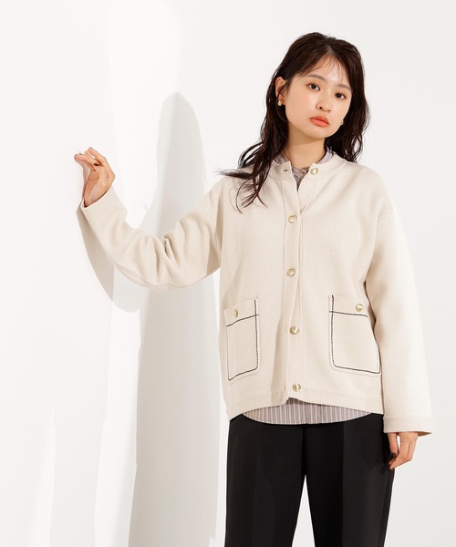 レディース ニット カーディガン セーター スエット ポケット付き ジャカード織 ゆったり ミドル丈 ロング ジャケット レトロ 着痩せ 楽天市場】ニットカーディガン レディース ニット カーディガン