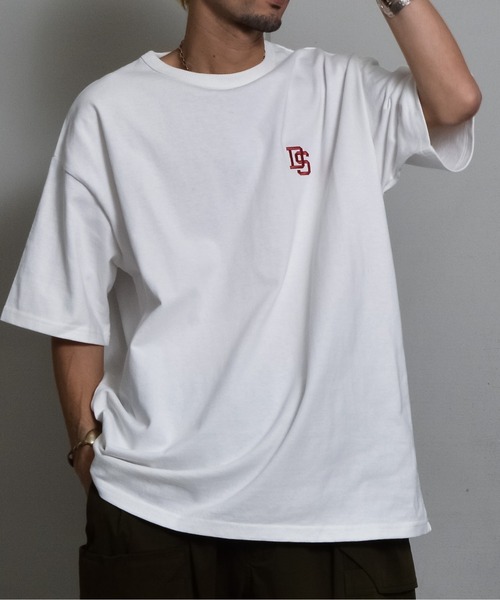 DOUBLE STEAL（ダブルスティール） tシャツ ヘビーオンスワンポイント