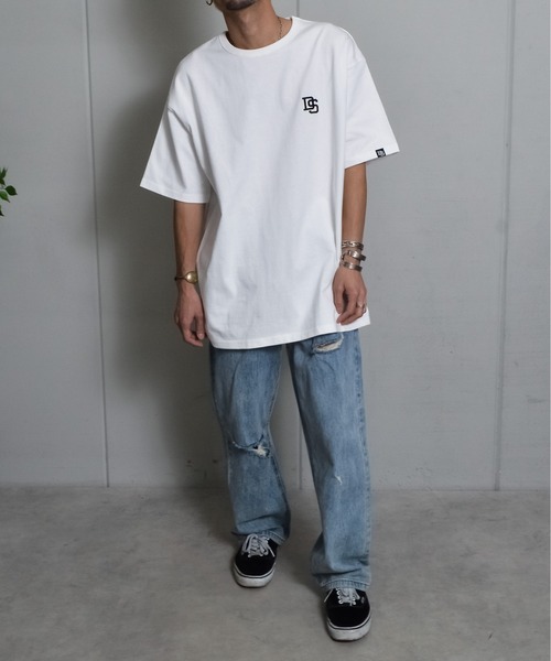 DOUBLE STEAL（ダブルスティール） tシャツ ヘビーオンスワンポイント