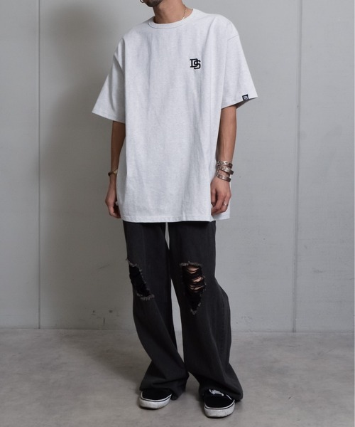 DOUBLE STEAL（ダブルスティール） tシャツ ヘビーオンスワンポイント