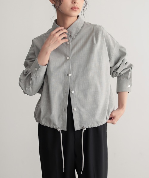 for/c（フォーシー） ブラウス シャツ 「新色追加」ストレッチドロスト