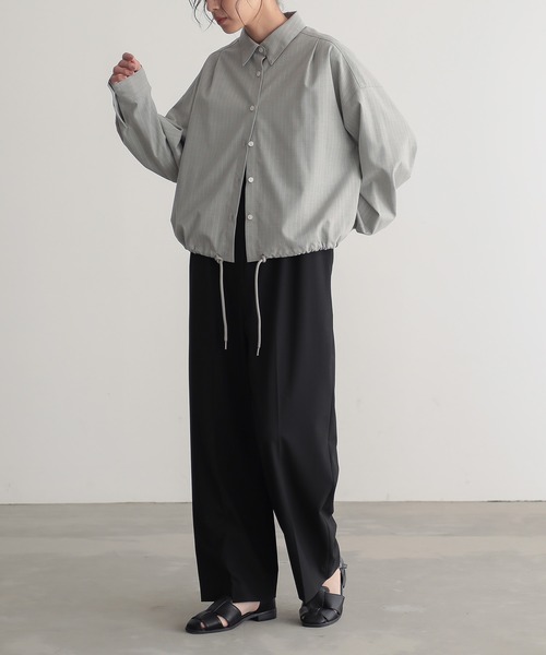 for/c（フォーシー） ブラウス シャツ 「新色追加」ストレッチドロスト 