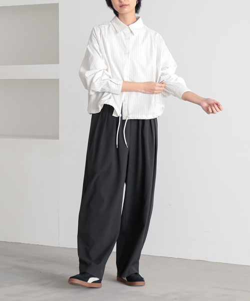 for/c（フォーシー） ブラウス シャツ 「新色追加」ストレッチドロスト 