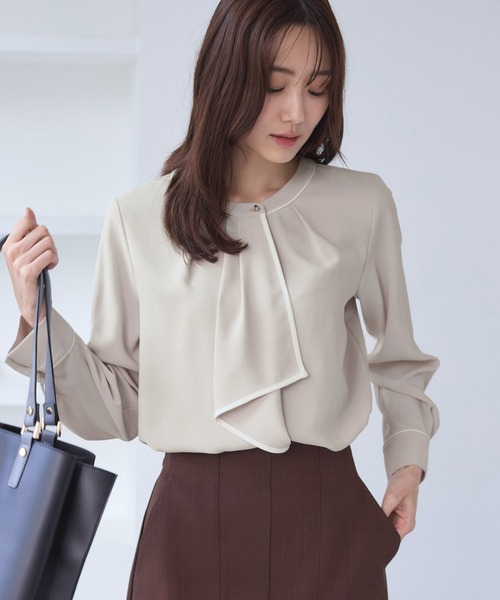 ROPE' PICNIC（ロペ ピクニック） ブラウス シャツ 「WEB限定」配色