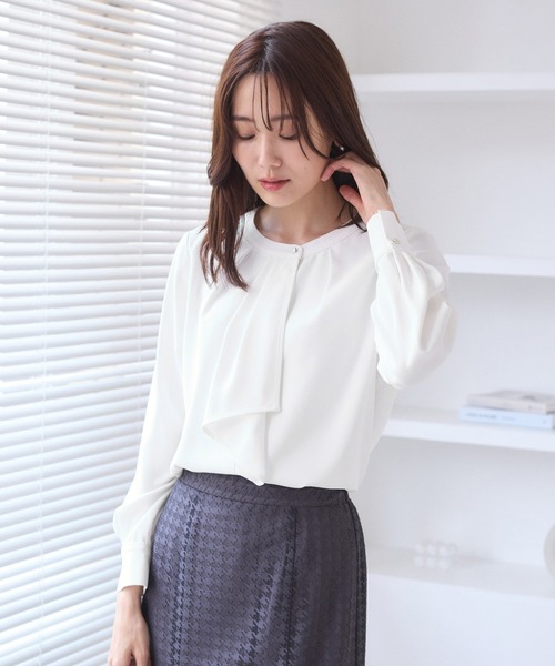 ROPE' PICNIC（ロペ ピクニック） ブラウス シャツ 「WEB限定」配色