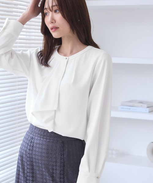 ROPE' PICNIC（ロペ ピクニック） ブラウス シャツ 「WEB限定」配色