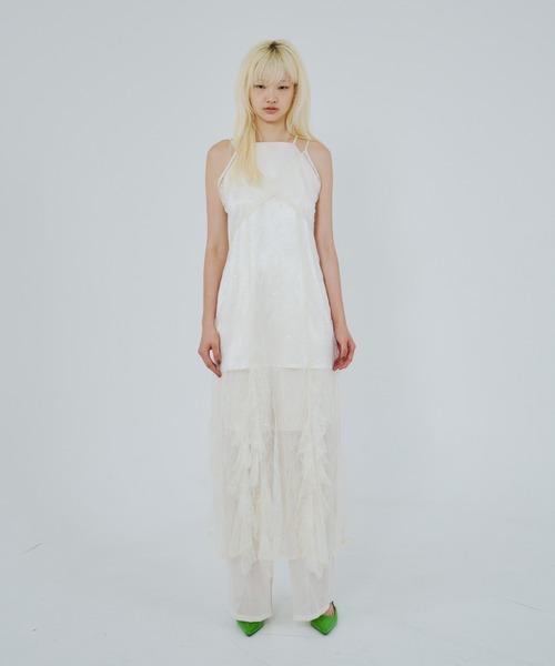 ANDRESD ドレス スパンコールレースレディドレス / sparkle lace lady