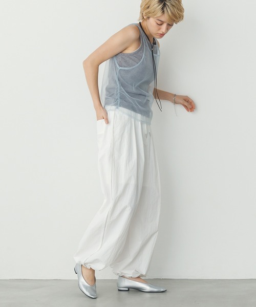 「hunch」 ノースリーブトップス FREE ベージュ系その他 レディース_画像9