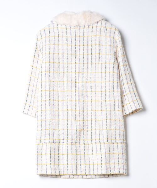 「31 Sons de mode」 7分袖ワンピース 38 ベージュ レディース_画像2