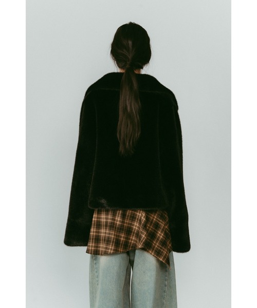Knuth Marf（クヌースマーフ） コート アウター point collar fur coat