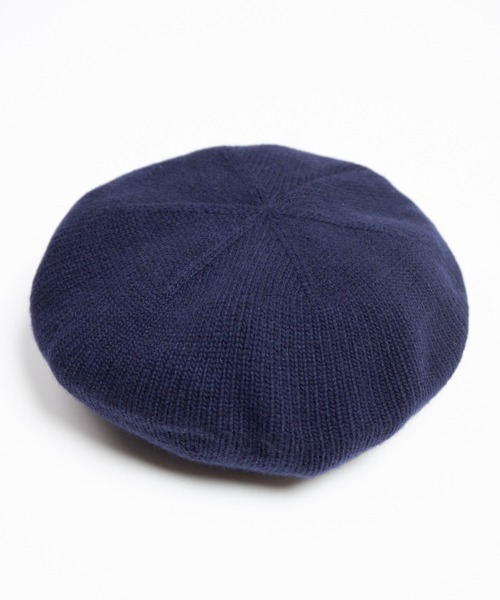 【KAPITAL】キャピタル　ベレー帽　NAVY RACAL（ラカル） ニット帽 ニットキャップ Soft Wool Knit Beret Tam