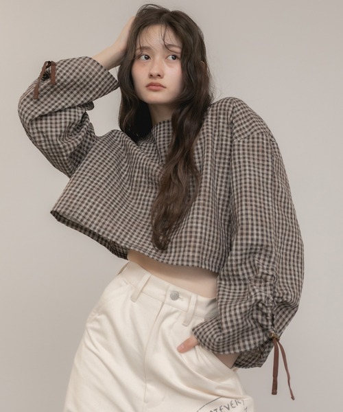 【ミセスストロベリー】☆新品☆FRAPBOIS チェック柄ブラウス ミセスストロベリー様専用】☆新品☆FRAPBOIS チェック柄ブラウス
