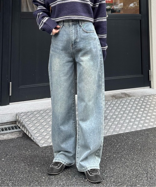 極美品 RE/DONE トゥモローランド 24 ハイライズルーズデニムパンツ