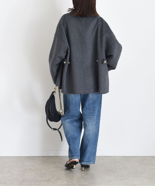 Eimee Law（エイミーロウ） コート アウター リバー仕立てハーフコート