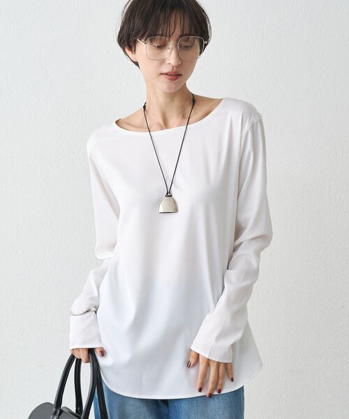 Loungedress（ラウンジドレス） ブラウス シャツ サテンロンTブラウス