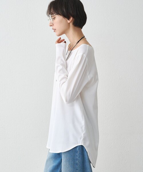 Loungedress（ラウンジドレス） ブラウス シャツ サテンロンTブラウス