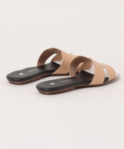「CARRANO」 フラットサンダル 38 ピンク レディース_画像2