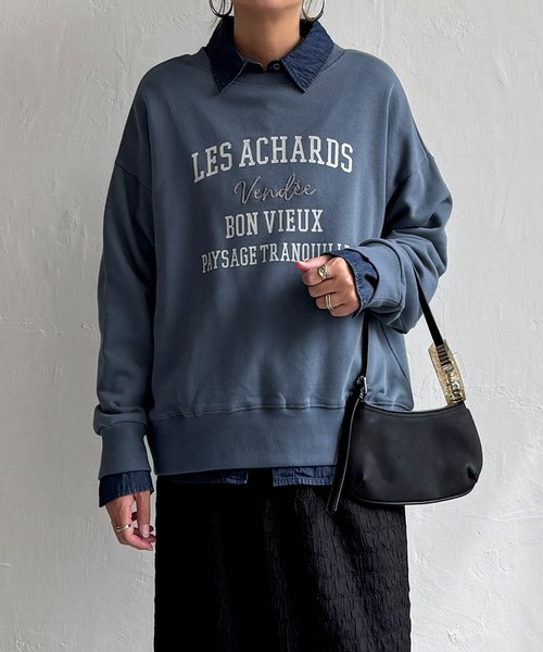 LBC（エルビーシー） トレーナー スウェット チェーンステッチ刺繍ロゴ