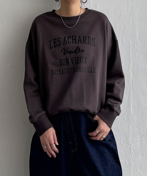 LBC（エルビーシー） トレーナー スウェット チェーンステッチ刺繍ロゴ