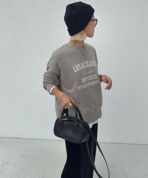 LBC（エルビーシー） トレーナー スウェット チェーンステッチ刺繍ロゴ