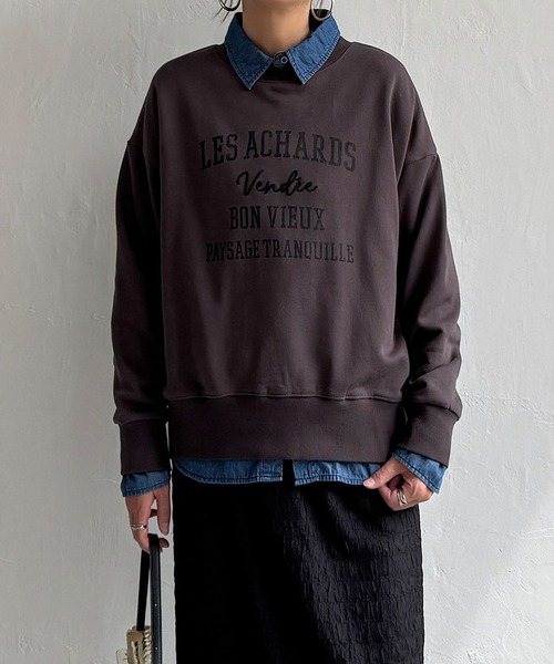 LBC（エルビーシー） トレーナー スウェット チェーンステッチ刺繍ロゴ