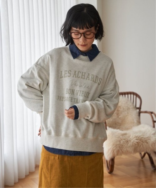 LBC（エルビーシー） トレーナー スウェット チェーンステッチ刺繍ロゴ