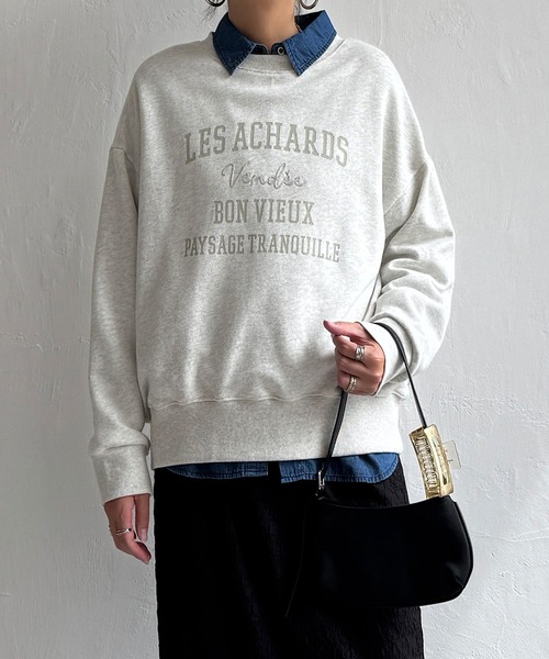 LBC（エルビーシー） トレーナー スウェット チェーンステッチ刺繍ロゴ