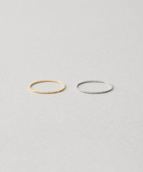 Jouete（ジュエッテ） 指輪 リング K10YG/WG ピンキーリング セット