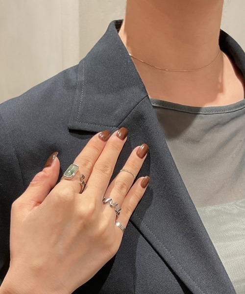 Jouete（ジュエッテ） 指輪 リング K10YG/WG ピンキーリング セット