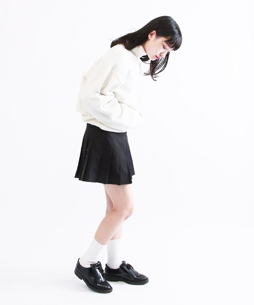 「Lulu ＆ Arnie」 長袖ニット LARGE ベージュ メンズ_画像4