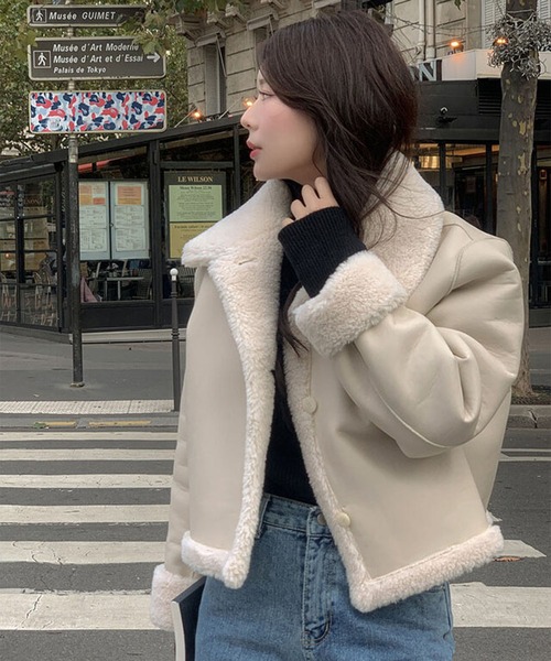 Doula Doula（ドゥーラドゥーラ） コート アウター リバーシブルボア