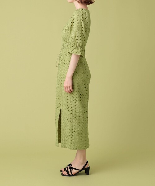 「DEICY」 半袖ワンピース 0 グリーン レディース_画像6