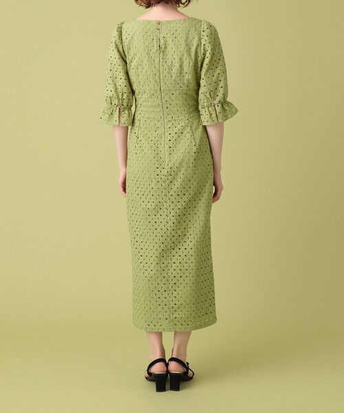 「DEICY」 半袖ワンピース 0 グリーン レディース_画像9