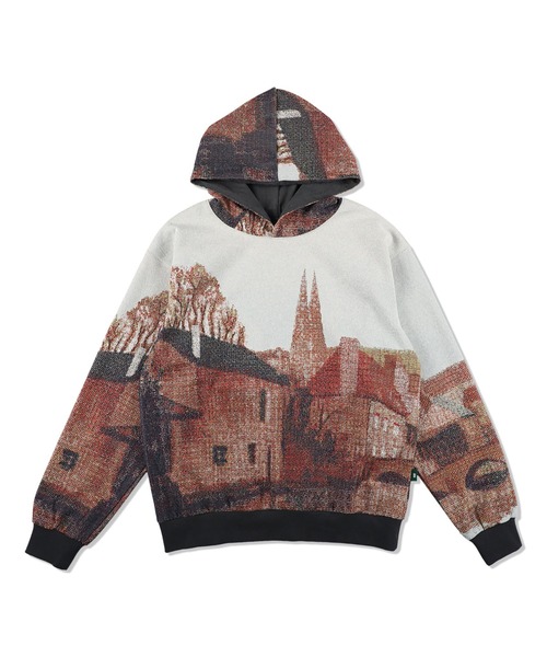 WIND AND SEA（ウィンダンシー） パーカー LANDSCAPE JACQUARD HOODIE
