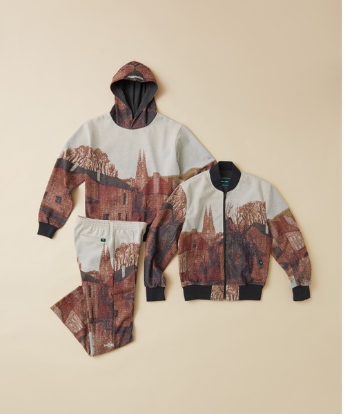 トップス WIND AND SEA LANDSCAPE JACQUARD HOODIE WIND AND SEA（ウィンダンシー） パーカー LANDSCAPE JACQUARD HOODIE
