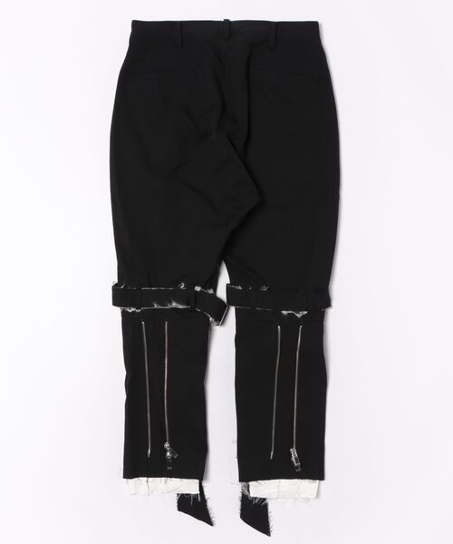sulvam サルバム ボンテージ スラックス 中古・古着通販】sulvam (サルバム) ストライプボンテージパンツ パンツ