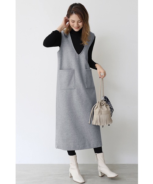 「Cinderella」 ノースリーブワンピース LARGE ブラック レディース_画像7