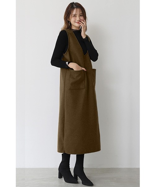 「Cinderella」 ノースリーブワンピース LARGE ブラック レディース_画像8