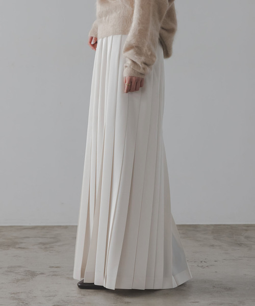 NOBLE（ノーブル） スカート ELENI/エルニ シームプリーツスカート