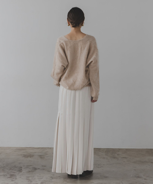 NOBLE（ノーブル） スカート ELENI/エルニ シームプリーツスカート