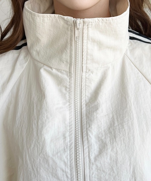 「moment+」 ナイロンブルゾン M アイボリー レディース_画像4