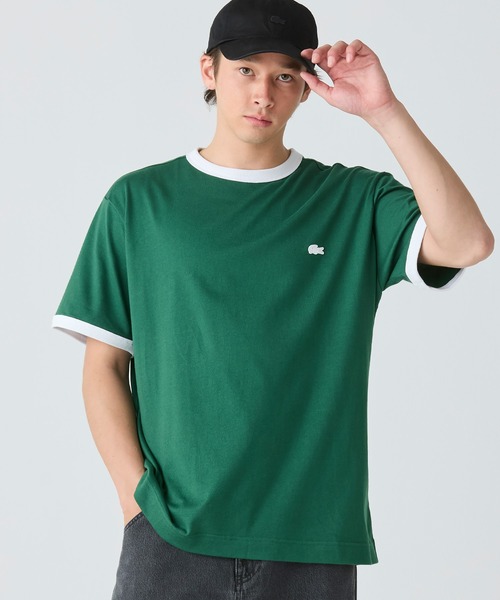 「LACOSTE」 半袖Tシャツ 5 ネイビー メンズ_画像6