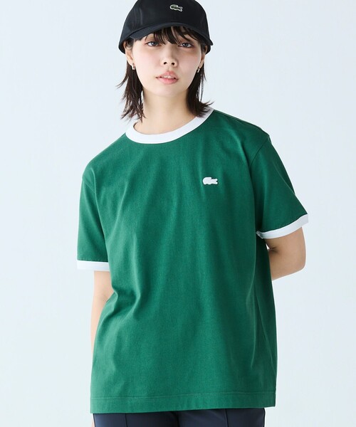 「LACOSTE」 半袖Tシャツ 5 ネイビー メンズ_画像7