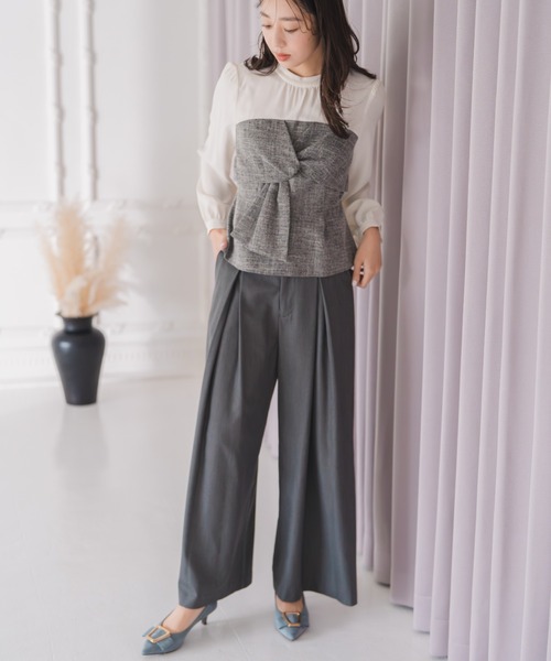 MISCH MASCH（ミッシュマッシュ） パンツ 2025秋冬新作 サイドベルト