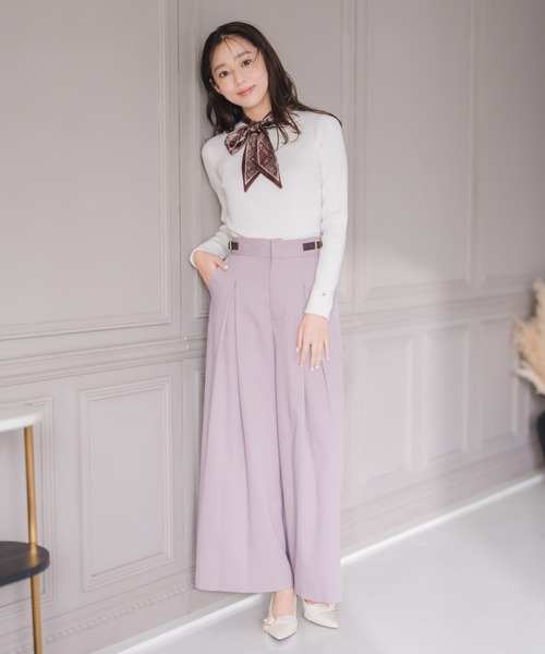 MISCH MASCH（ミッシュマッシュ） パンツ 2025秋冬新作 サイドベルト