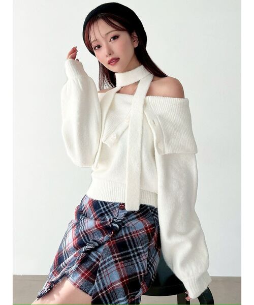 RESEXXY（リゼクシー） ニット セーター ビックカラーチョーカーニット