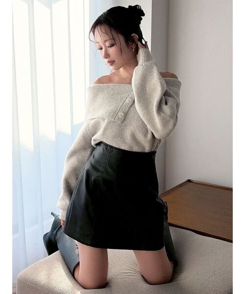 RESEXXY（リゼクシー） ニット セーター ビックカラーチョーカーニット