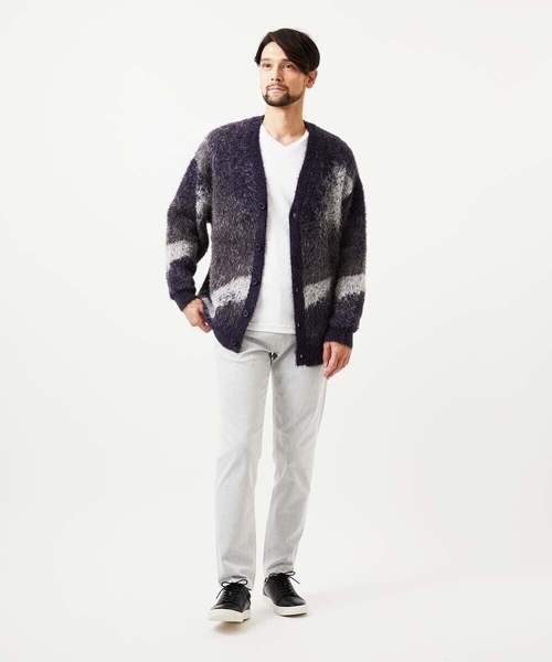 MKオム（MK homme）/マーブルシャギーカーディガン MK MICHEL KLEIN HOMME カーディガン マーブルシャギーカーディガン
