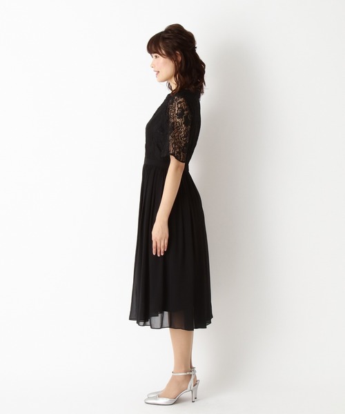 「AIMER」 「aimer anche」半袖ワンピース M グリーン系その他 レディース_画像2